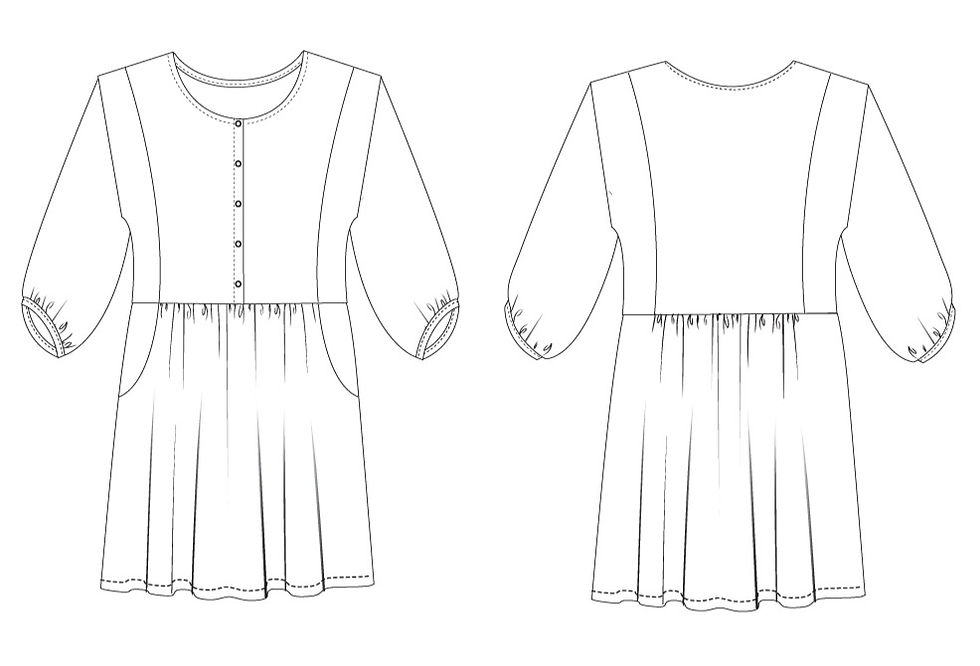 Thumbnail: The Forsythe Dress Pattern Expansion