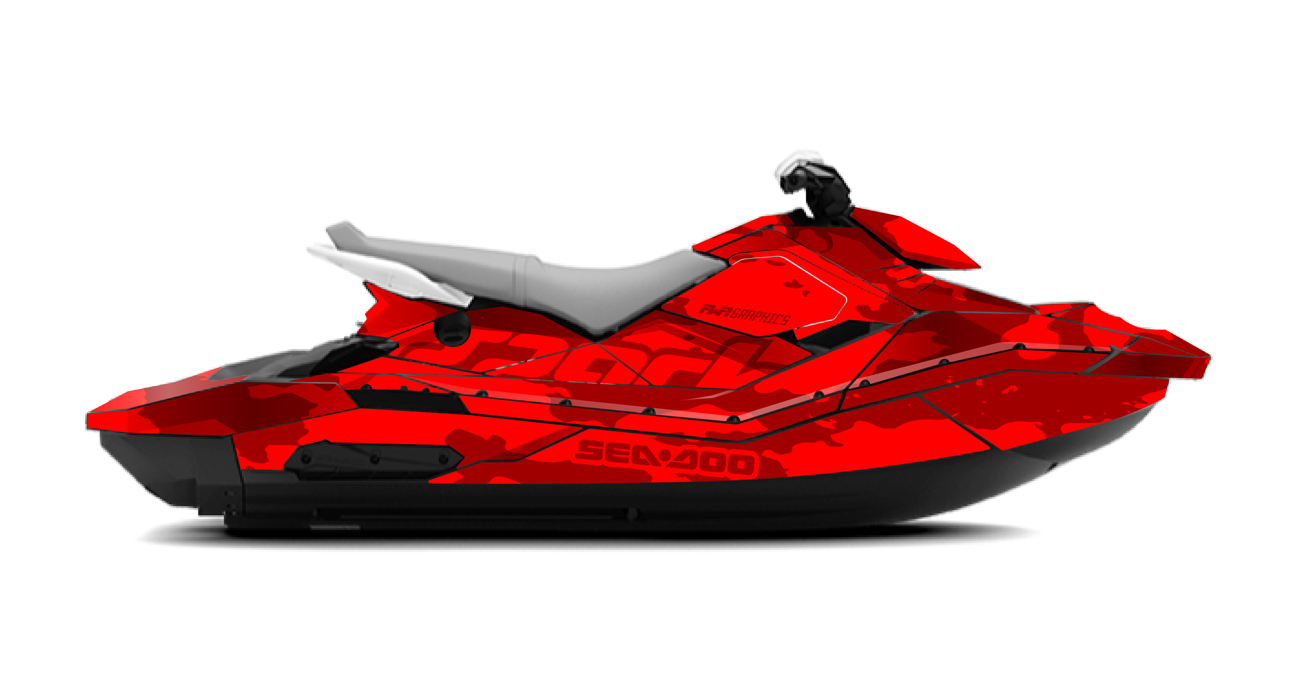 SEADOO WAR RED GRAPHICS KIT