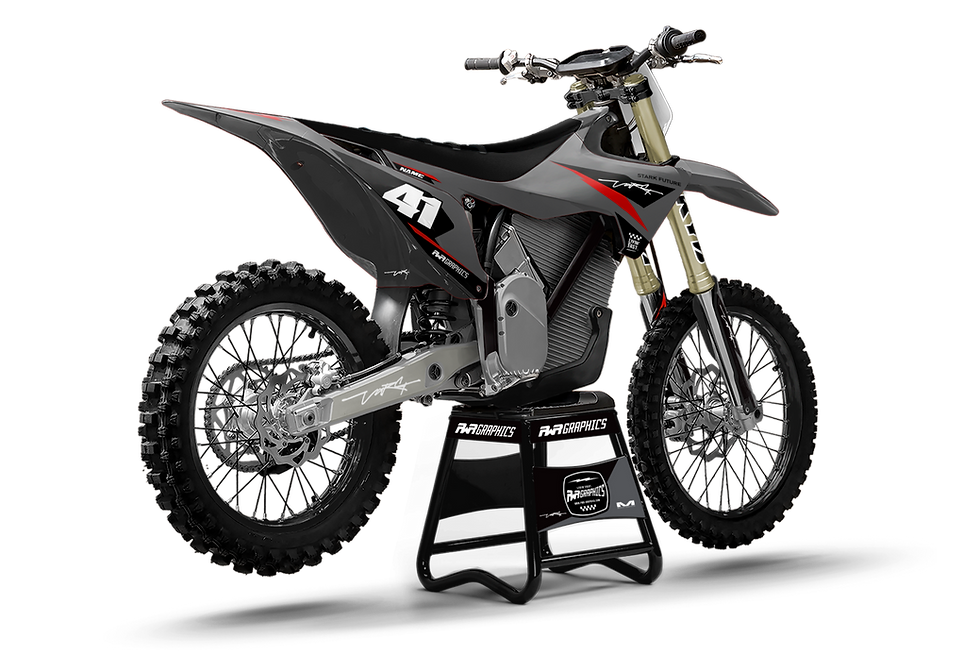 Thumbnail: VARG TORX GREY RED GRAPHICS KIT