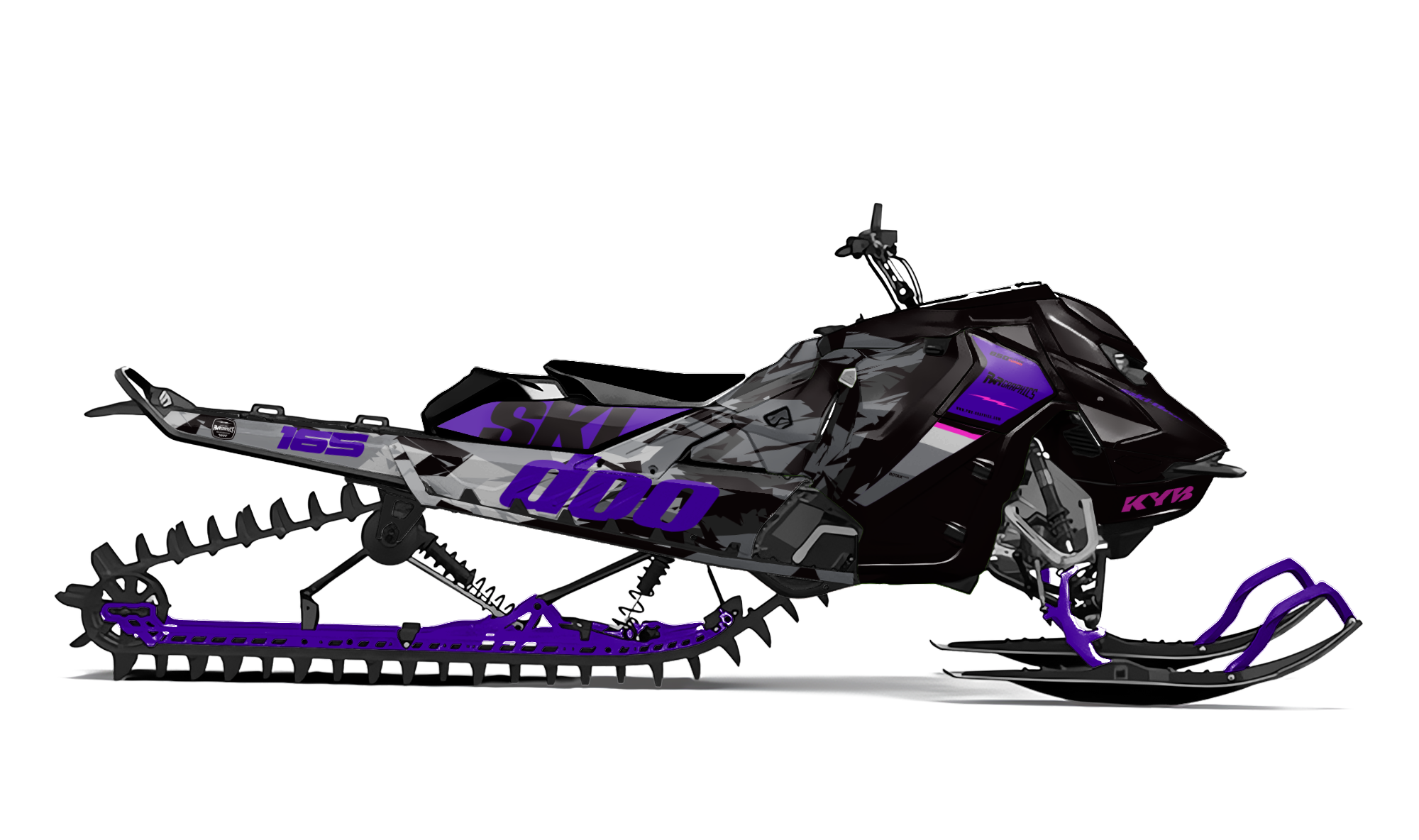 SKI-DOO FASTFX VIOLET GRAPHICS KIT