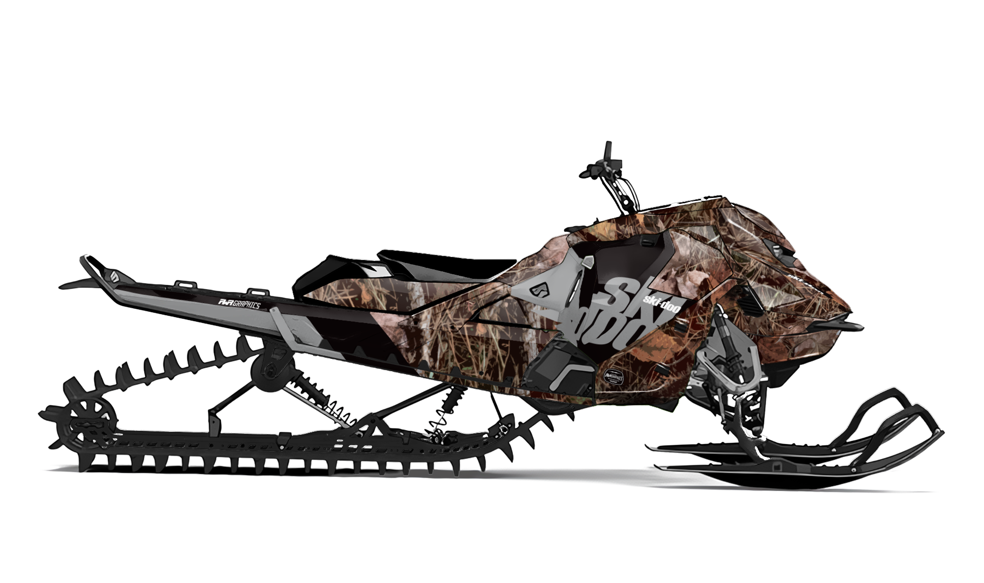 SKI-DOO HUNTER GREY GRAPHICS KIT