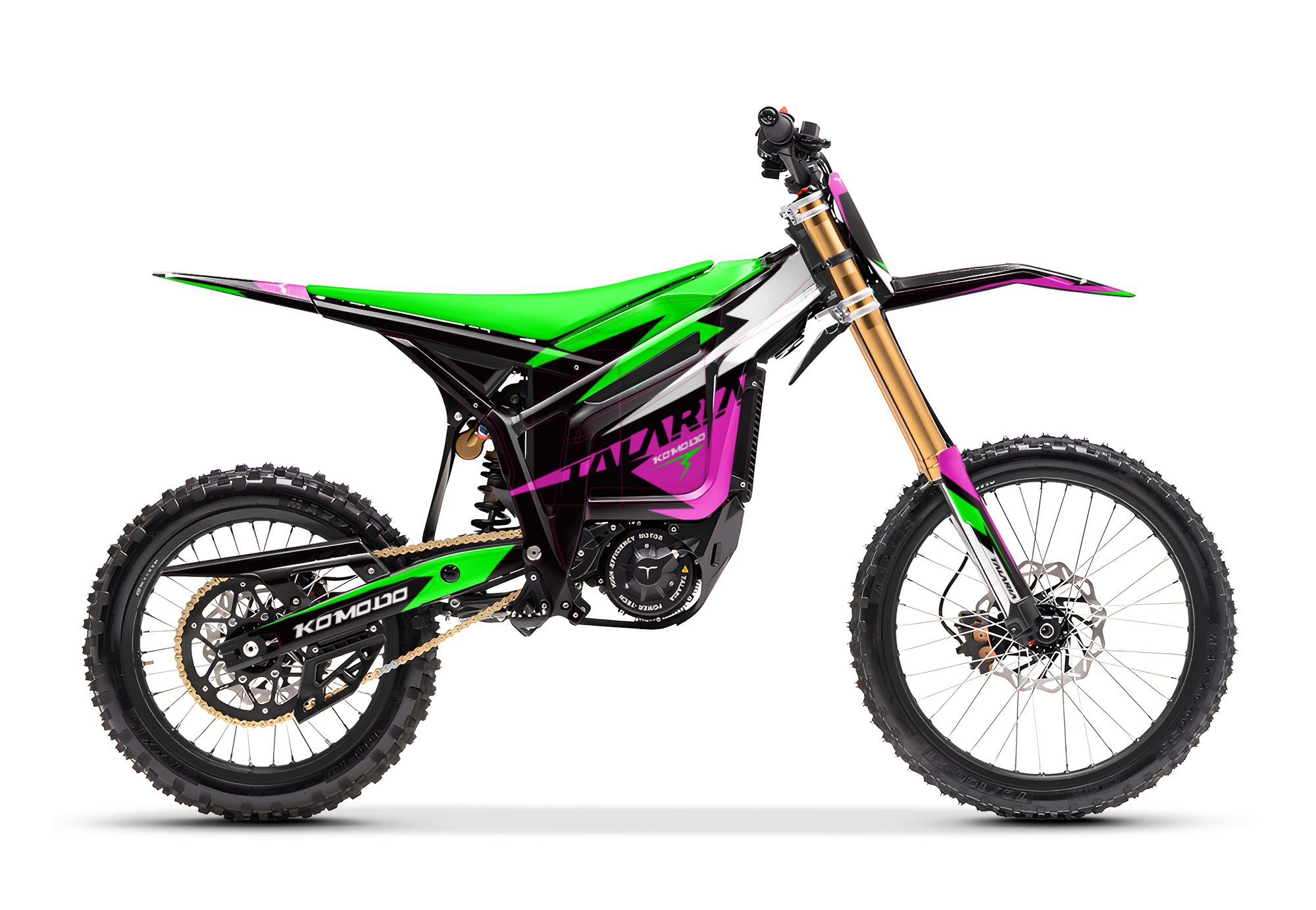 TALARIA KOMODO FLASH GREEN PINK GRAPHICS KIT