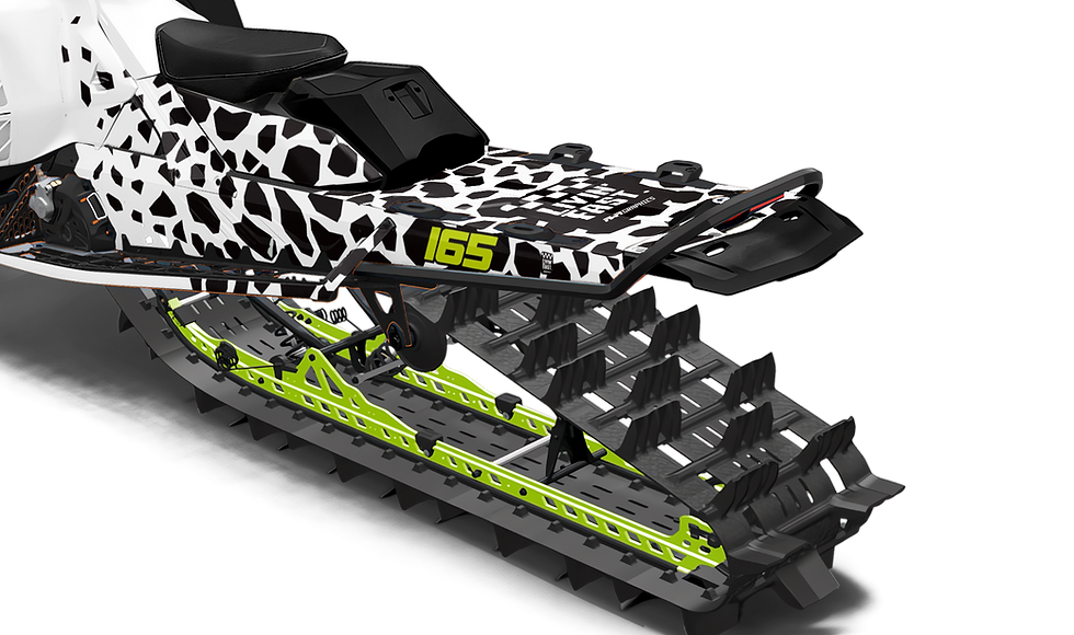 Thumbnail: SKI-DOO POLAR WHITE & MANTAGREEN GRAPHICS KIT