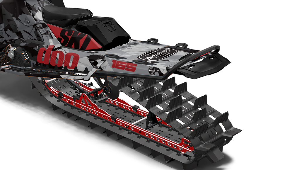 Thumbnail: SKI-DOO FASTFX RED GRAPHICS KIT