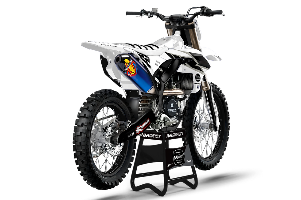 Miniature : YZ/YZF FACTORY-04 WHITE GRAPHICS KIT