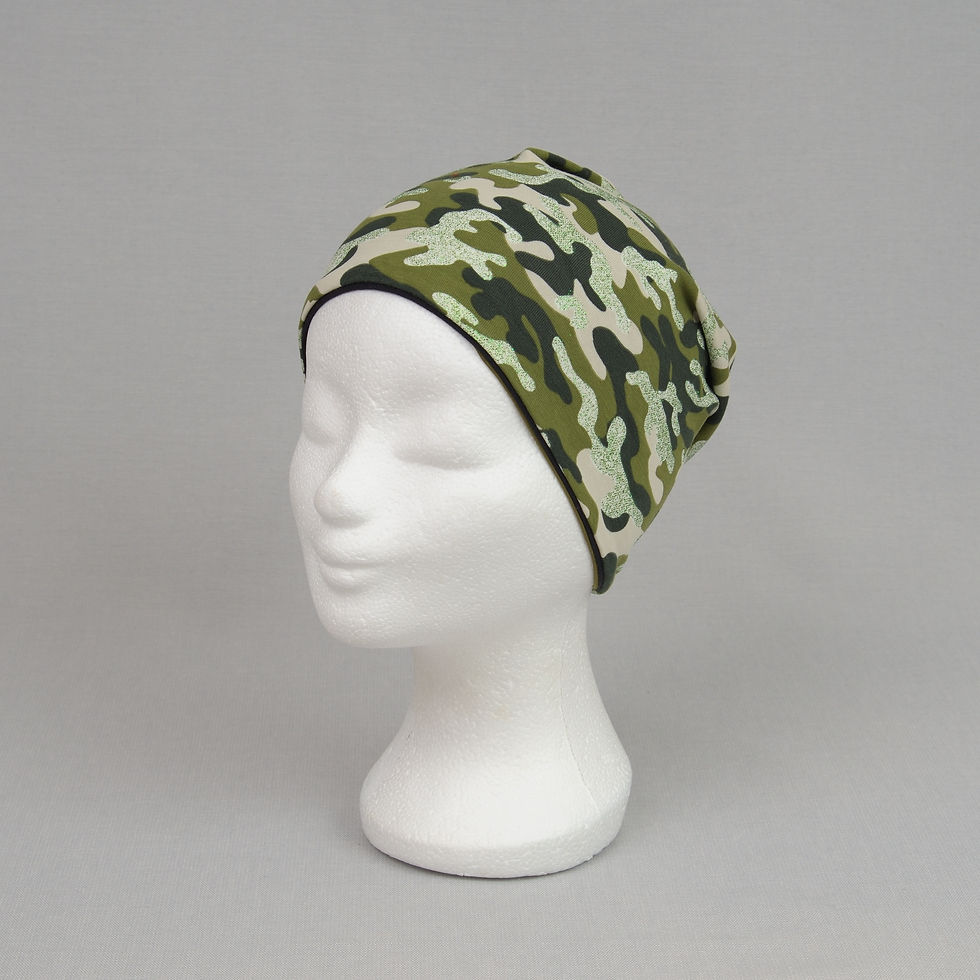 Thumbnail: muts WARRE kaki - groene legerprint