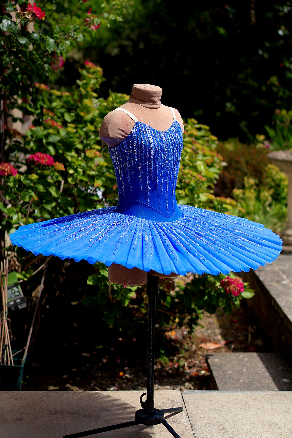 Thumbnail: Incredibly Sparkly Bright Blue and Silver Shimmering Tutu