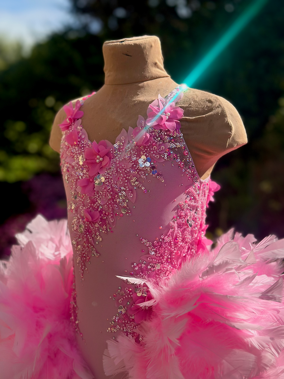 Thumbnail: Bright Pink, Sparkly, Feather Jazz