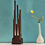 Miniature : Joncera: lampe de table, en bois massif, fait main