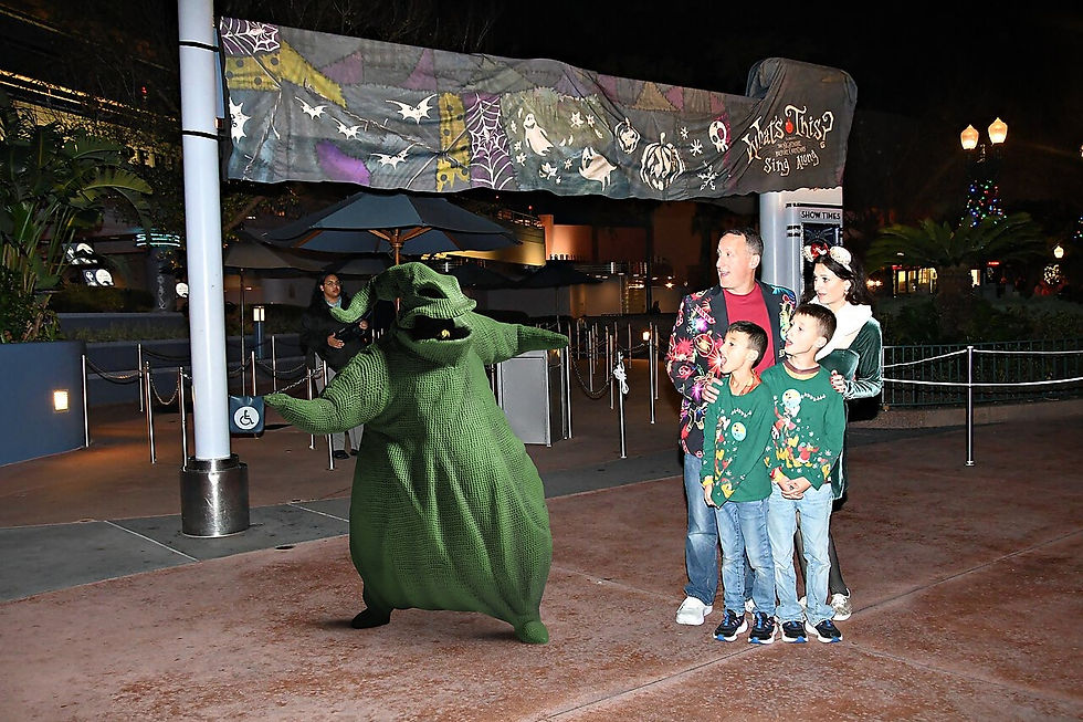 Oogie Boogie stopped by