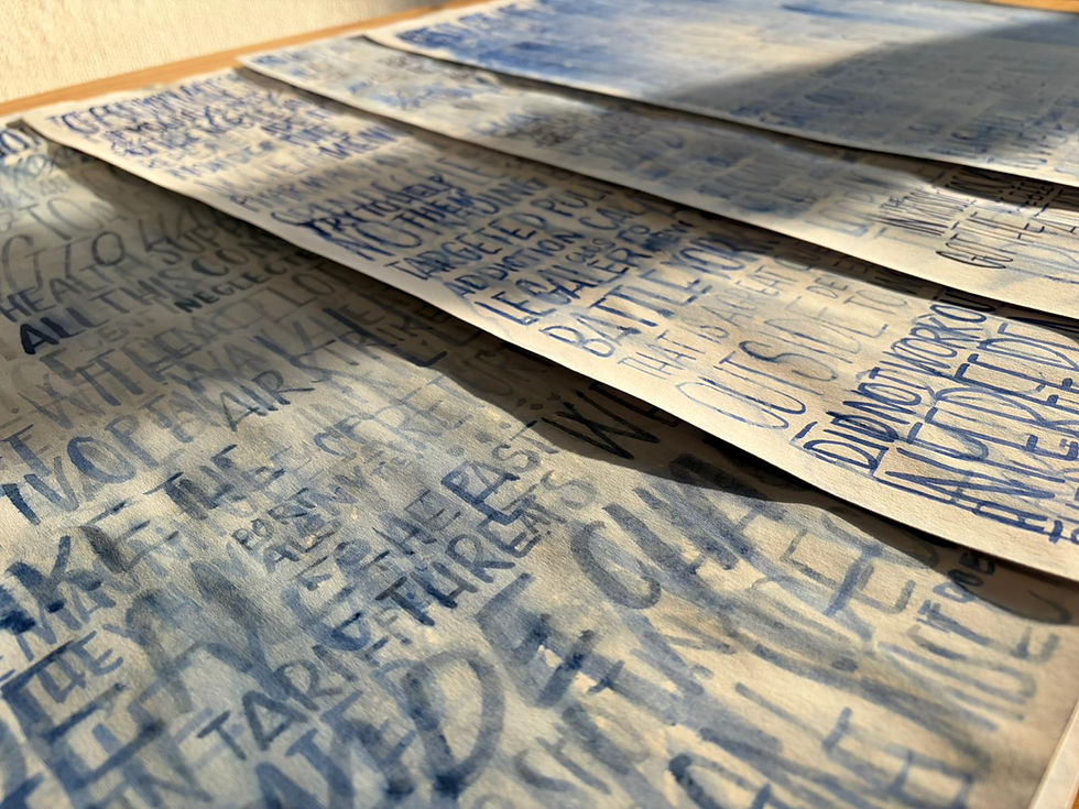 WASH OUT LETTERING