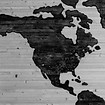 Wooden map of the world with pins_edited