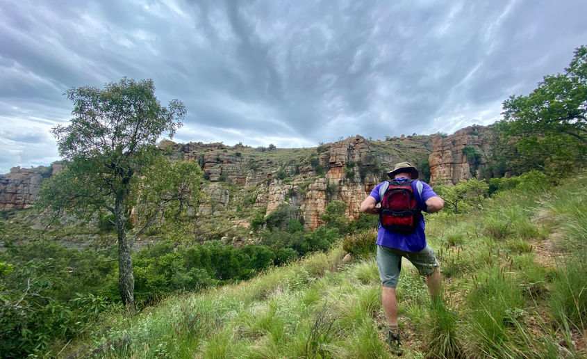 Top of Ysterhout Kloof.