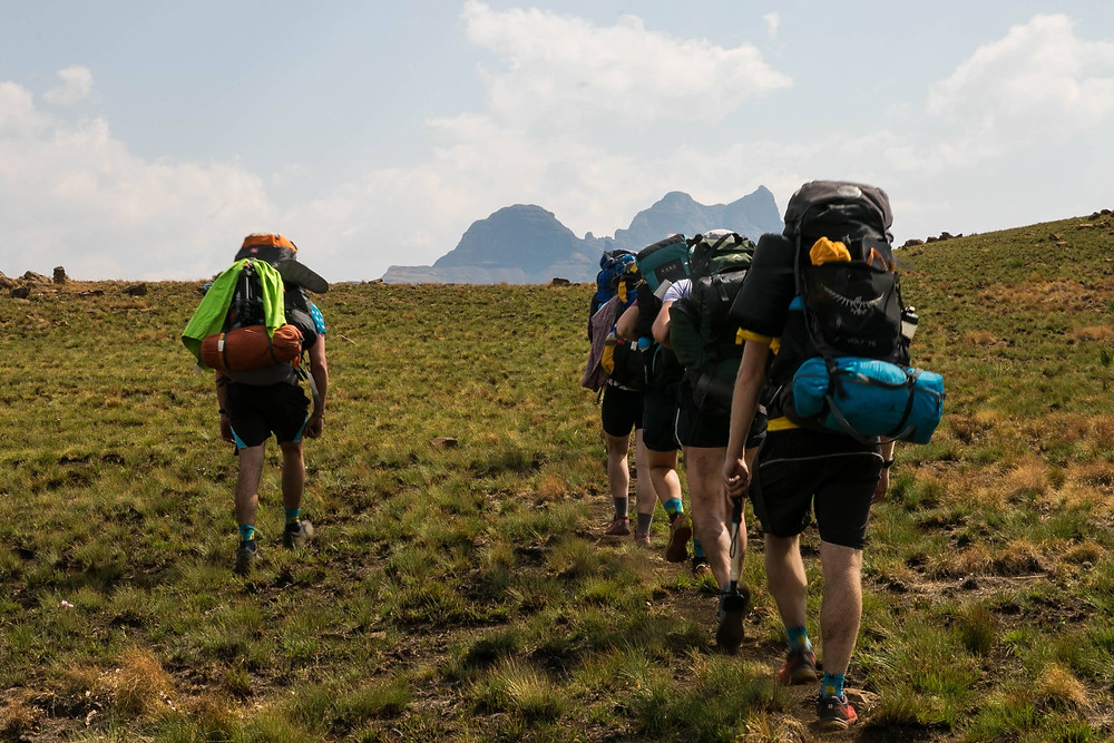 Know the health and fitness levels of your group before you hike (Pic: Highmoor, Drakensberg, Alex Weiss)