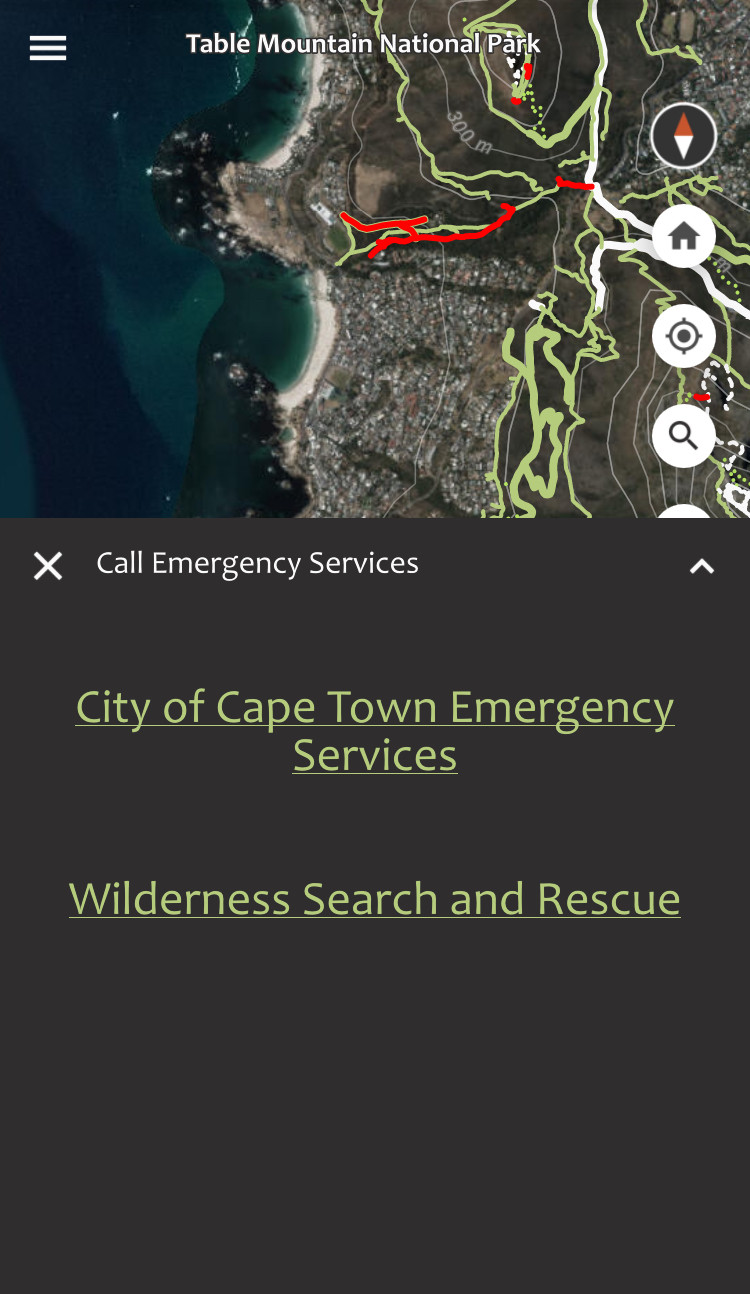 Forge offers in-app emergency call functionality.