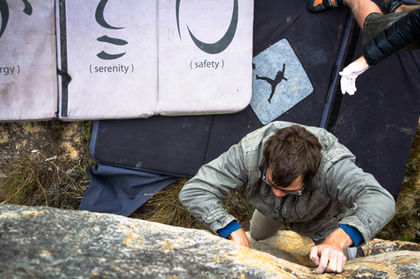 Bouldering at Rocklands.
