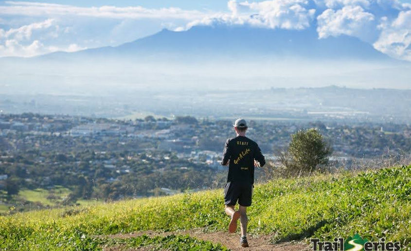 Trail runner at Tygerberg Nature Reserve.