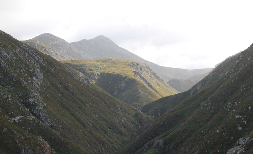 Mountain valleys River at Koggelberg Nature Reserve.