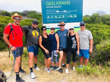 At the entrance of Geelkrans Nature Reserve. 