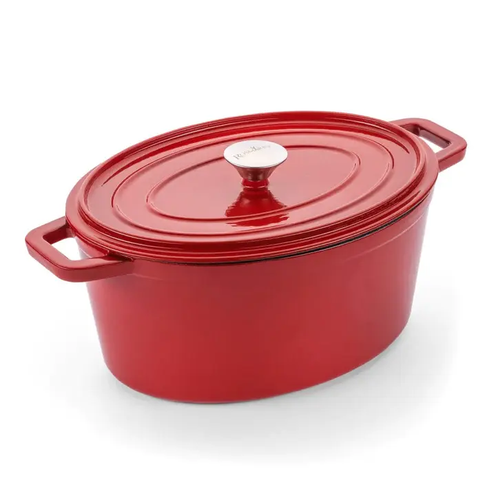 OVAALNE POTT Blacksmith 31 cm, punane