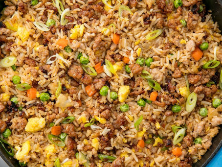 Praetud riis sealihaga