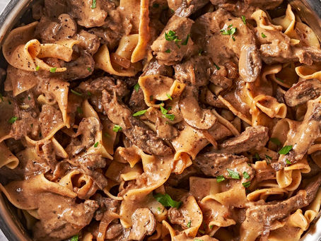 Veiseliha Stroganoff