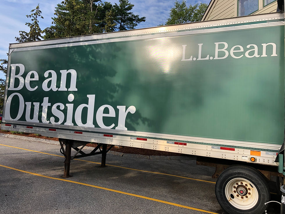 At the L.L. Bean Campus in Freeport, ME
