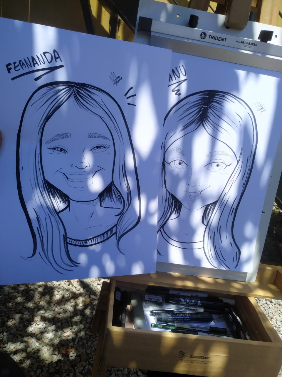 caricatura evento corporativo