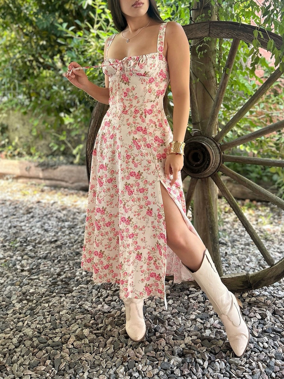 Miniatura: Vestido Eurídice ESTÁNDAR (falda amplia)