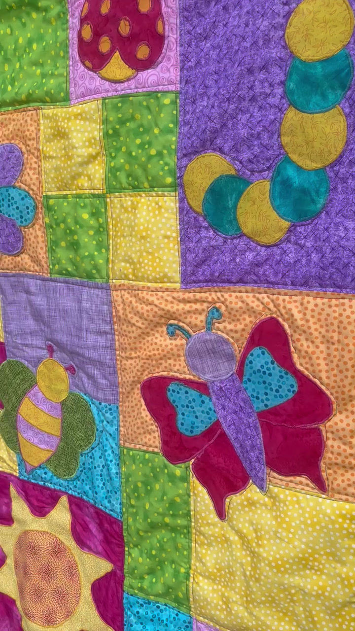 Thumbnail: Doodlebugs PDF Quilt Pattern DIGITAL DOWNLOAD