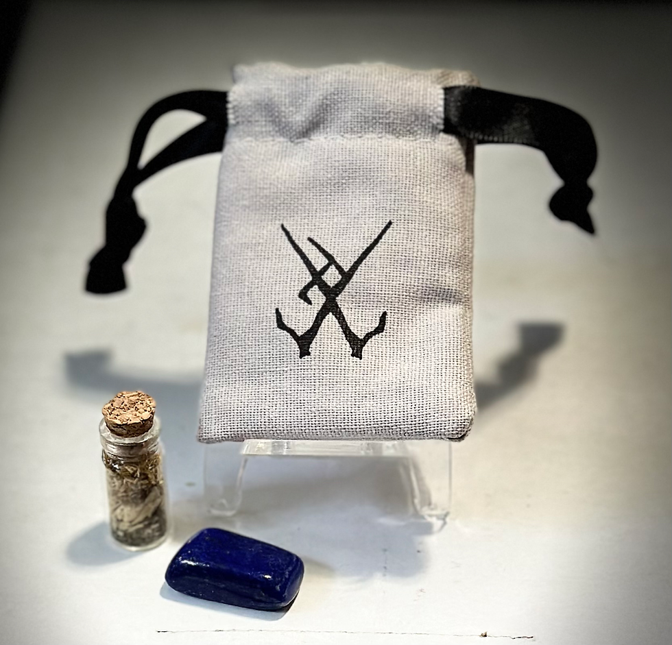 Thumbnail: Energy Pocket/Boobie Crystal & Herb Bag