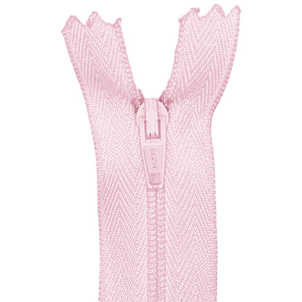 151 - CREMALLERA ESTANDAR - ROSA PASTEL