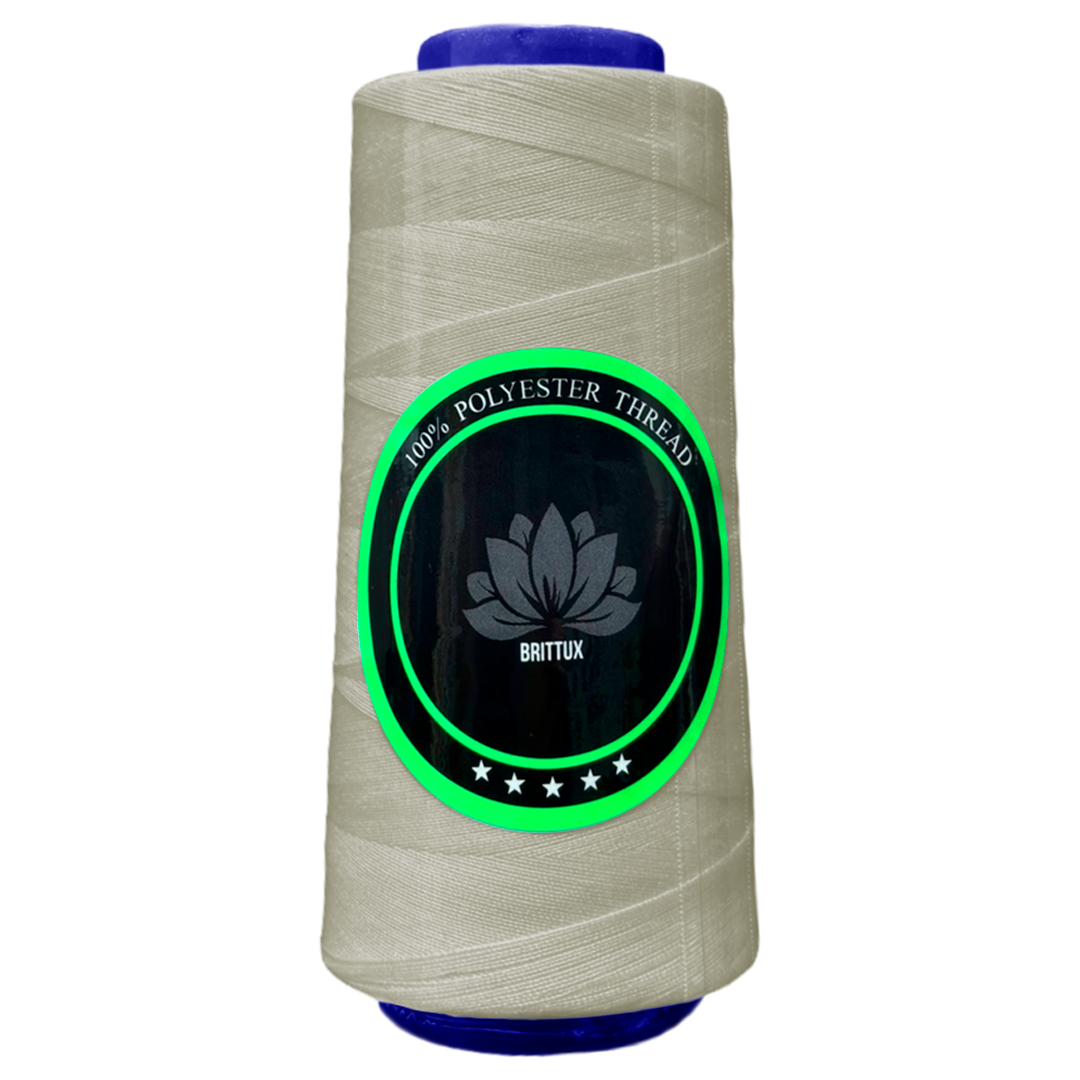 355-1 - BEIGE CÁLIDO GRISASECO - HILO POLIESTER - BRITTUX ★