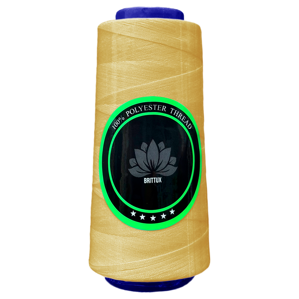 135 - AMARILLO MOSTAZA - HILO POLIÉSTER - BRITTUX ★