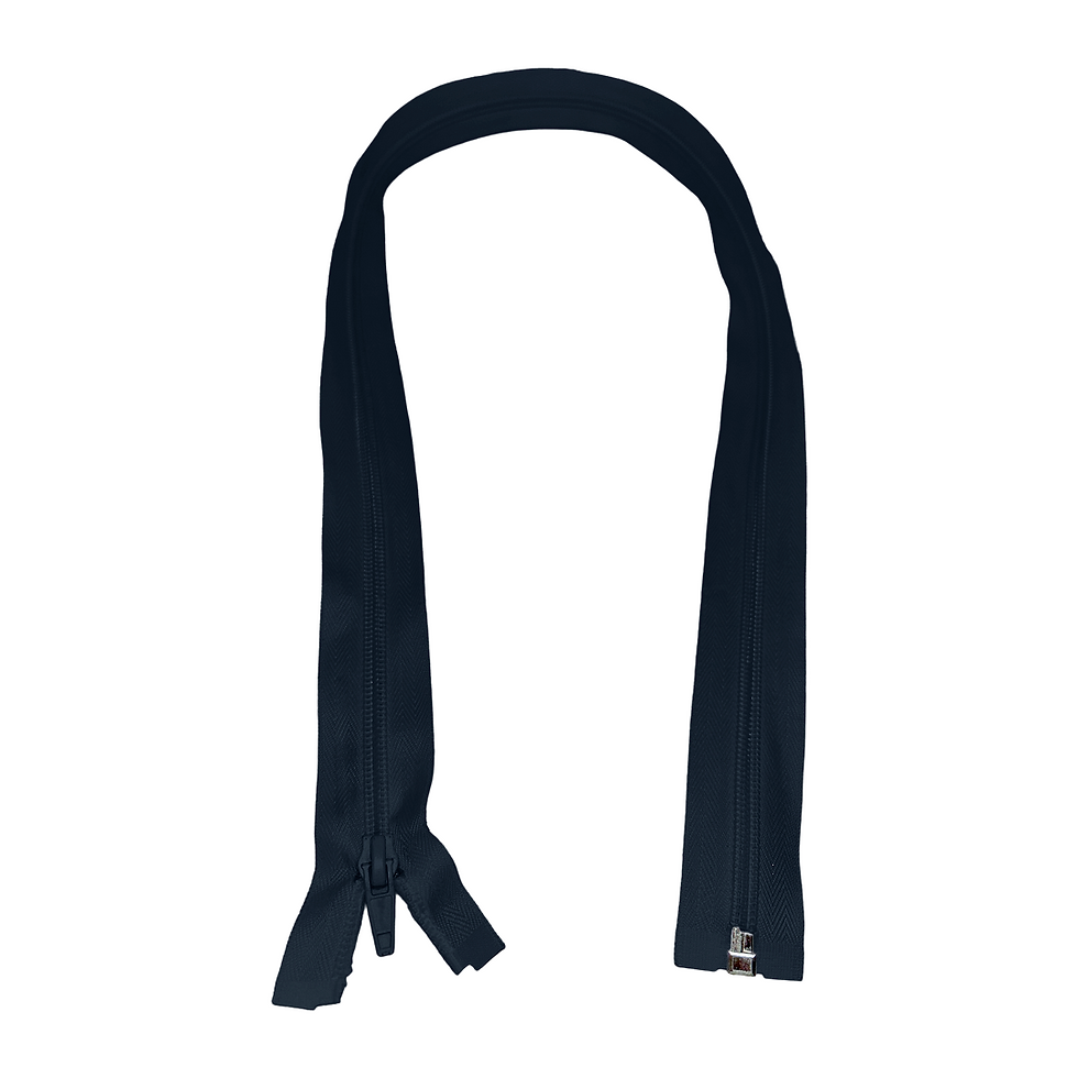 323 - CIERRE CHAQUETA 75CM - AZUL NOCHE