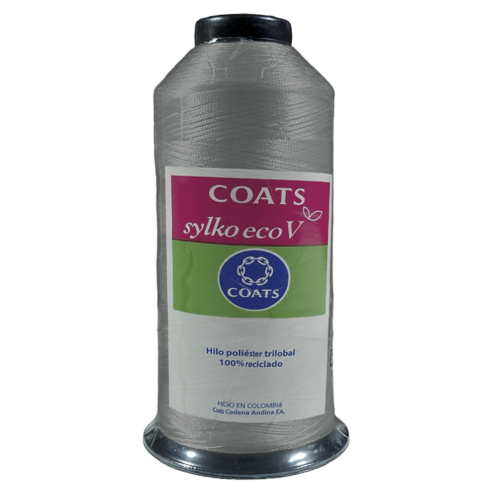 7316 - HILO DE BORDAR - COATS SYLKO - 338 - GRIS MEDIO