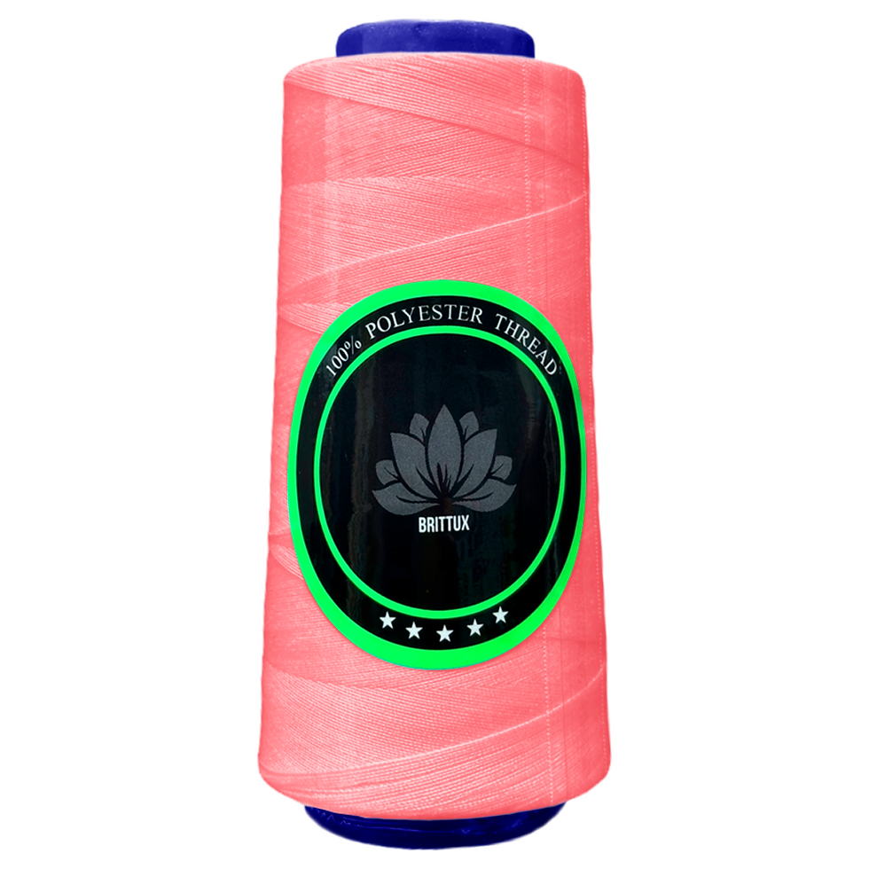 161 - ROSA NEUTRO VIVO - HILO POLIESTER - BRITTUX ★