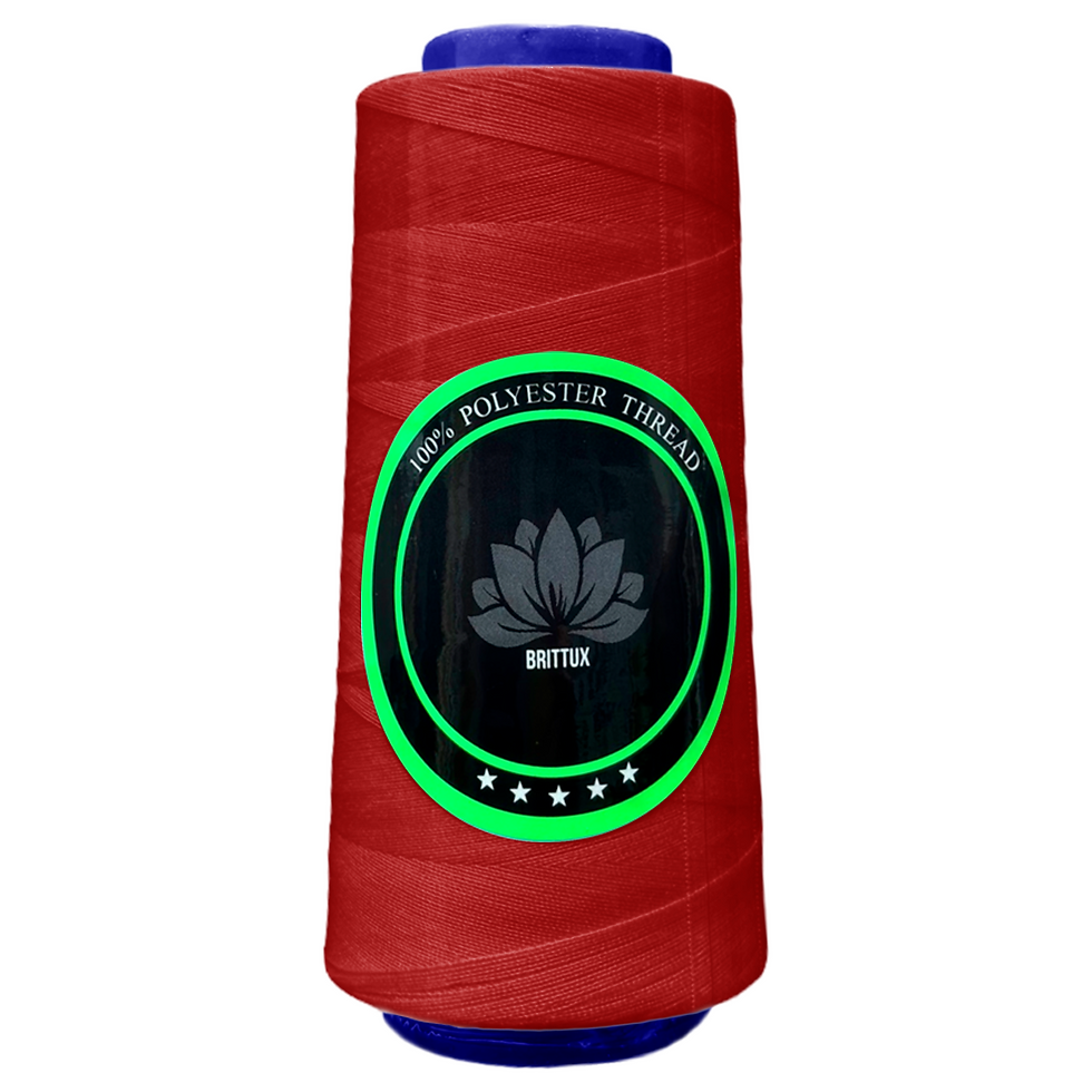 114 - HILO POLIESTER - ROJO - BRITTUX ★