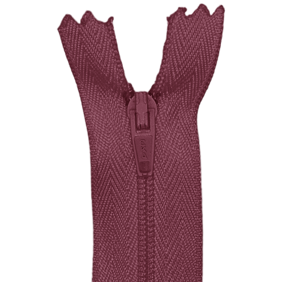 124 - CREMALLERA ESTANDAR - VINOTINTO ESTANDAR