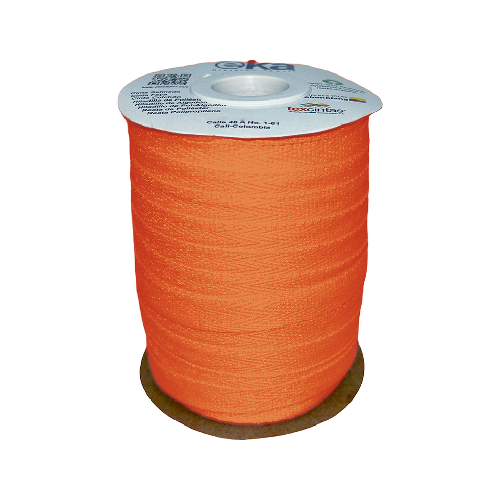 148 - ROLLO HILADILLA - NARANJA OSCURO