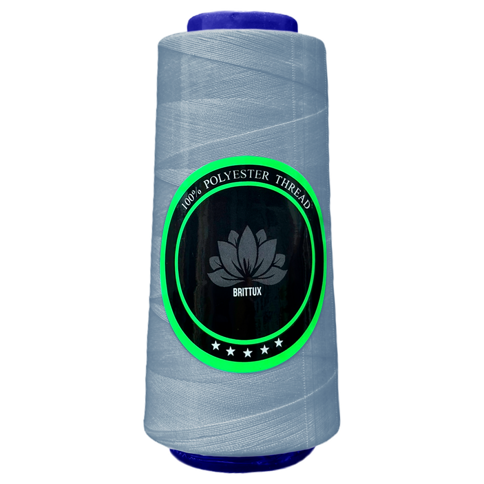 326 - AZUL NIEBLA - HILO POLIESTER - BRITTUX ★