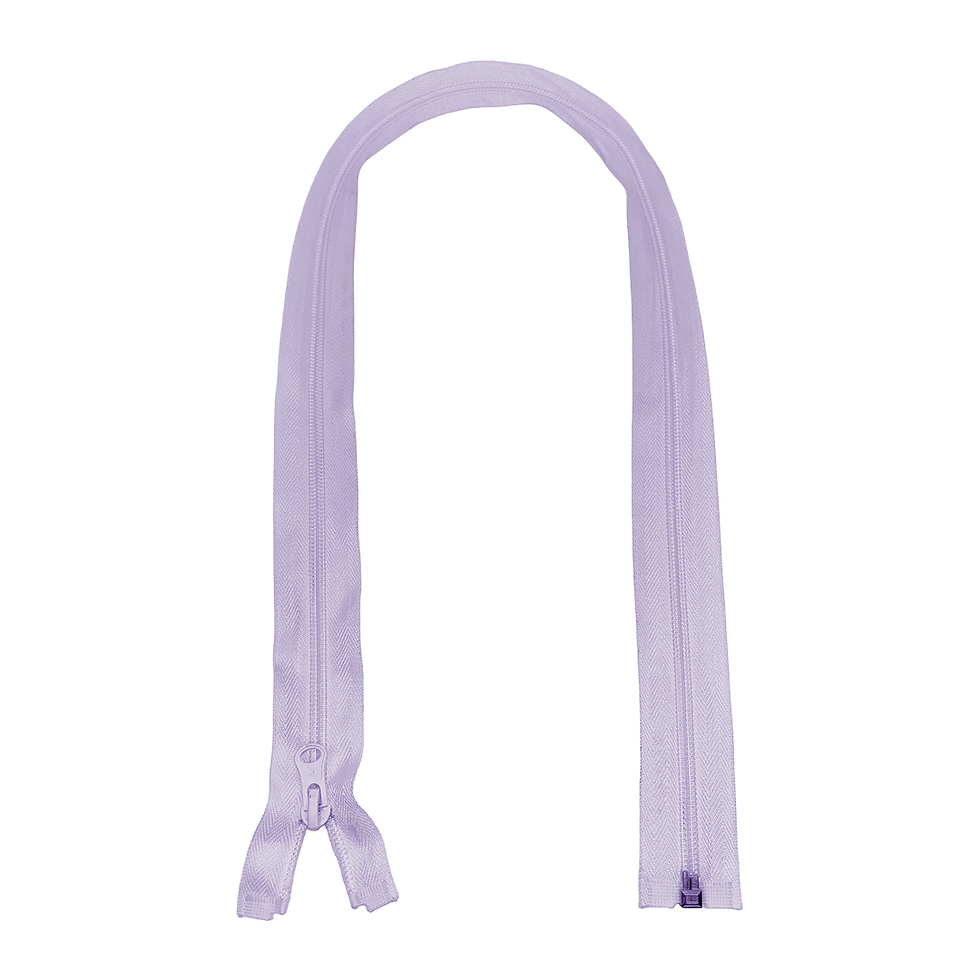 194 - CIERRE CHAQUETA 75CM - LILA