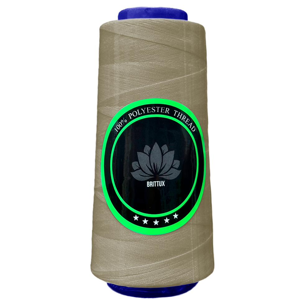 357 - MADERA CLARO - HILO POLIESTER - BRITTUX ★