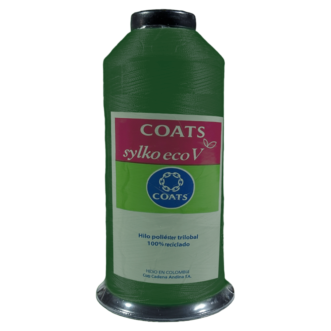 7088 - HILO DE BORDAR - COATS SYLKO - 225 - VERDE BOTELLA OSCURO