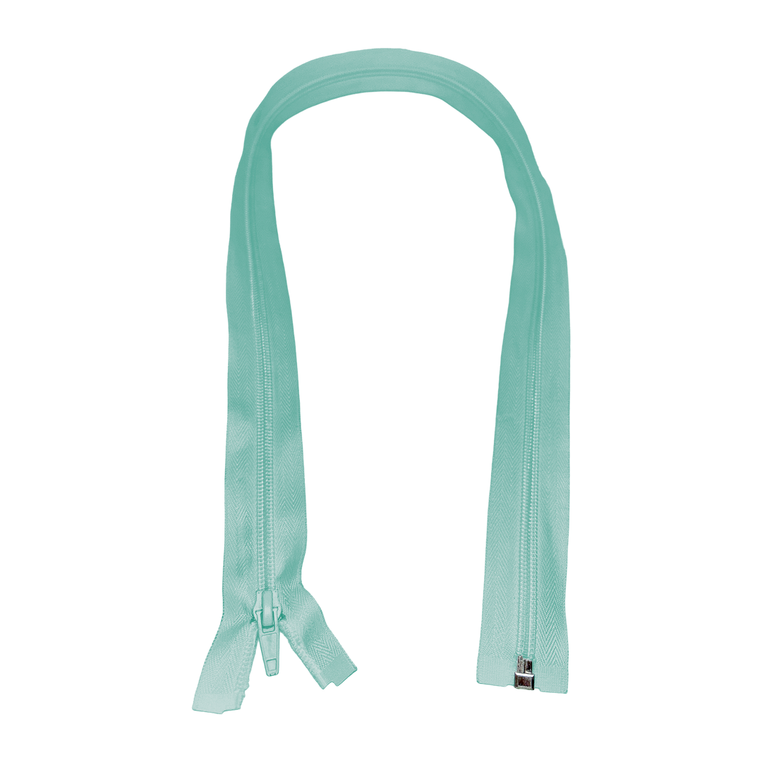 230 - CIERRE CHAQUETA 75CM - AZUL AGUAMARINA