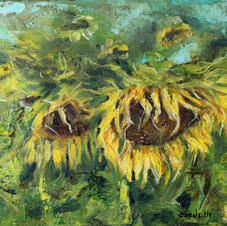 going to seed I 9z12 oil on panel SOLD