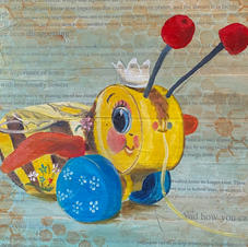Save our children mixed media