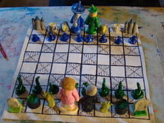 Art Camp - chess board