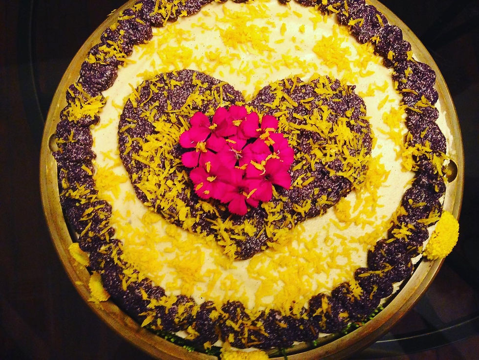 Gourmet Raw Maqui Berry Cheesecake