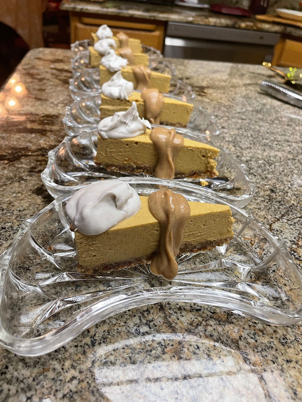 Decadent Raw Pumpkin Cheesecake with Raw Caramel and Coconut Whip